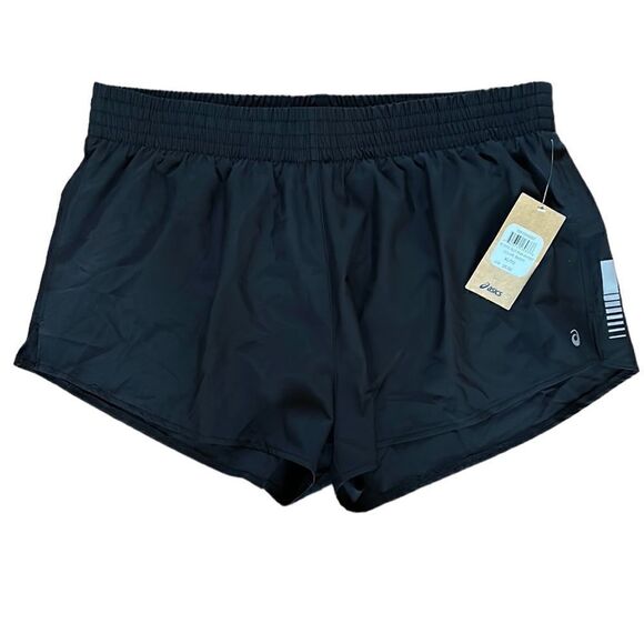 NEW Asics Black Running Shorts - Picture 1 of 7